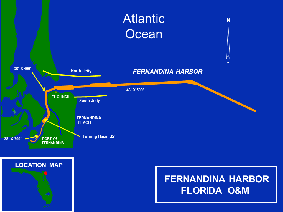 Fernandina Harbor Kings Bay Operations and Maintenance Project Map Fernandina Harbor Kings Bay Operations and Maintenance Project Map